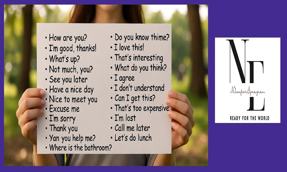 آموزش عبارات پرکاربرد در مکالمات روزمره زبان انگلیسی