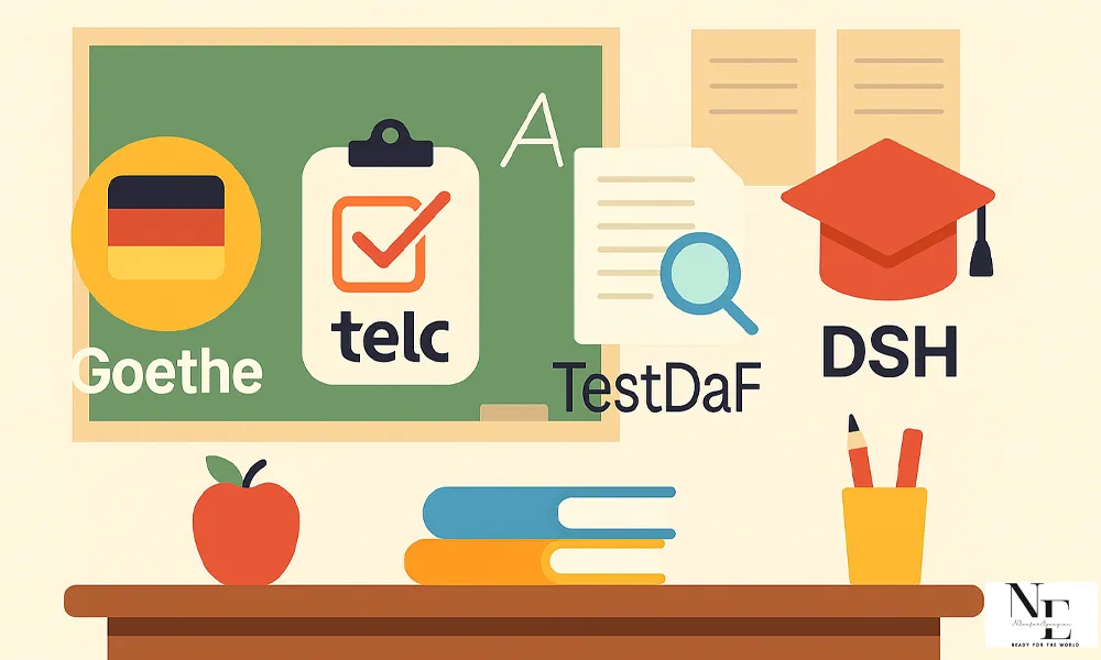 مقایسه آزمون های زبان آلمانی