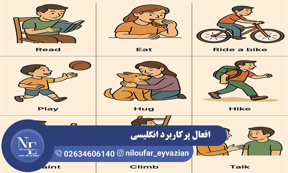 250 مورد از افعال پرکاربرد انگلیسی افعال پرکاربرد انگلیسی